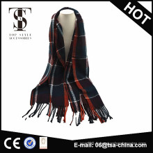 Grossiste en tartan tissé écharpe en cachemire